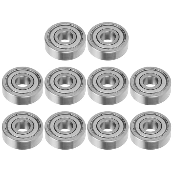 10 stk. Kuglelejer Rustfrit Stål Slidstærk Stille Skateboard Driver Tilbehør S628Z