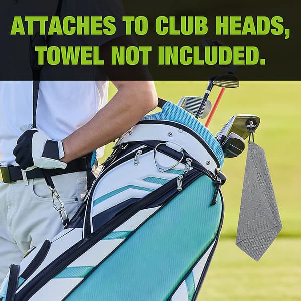 Golfhandduk Magnetisk Klämma Set Golfbagar Klubbor Hängverktyg Herrgolfutrustning Magnet Clips