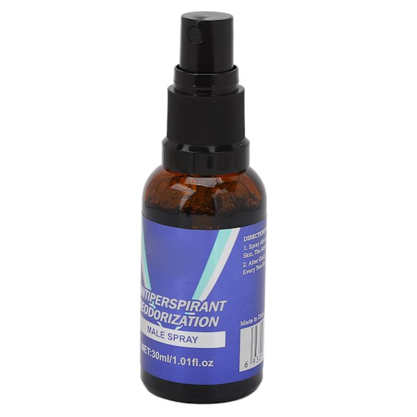 Hikoilun estävä suihke 30 ml kainaloiden hikoilun estävä deodorantti kuivaava miesten vartalosuihke urheiluun ja kuntoiluun