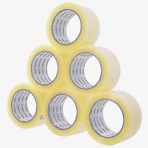 Packtejp, 60mm X 91,4m - Transparent (6 Rullar)