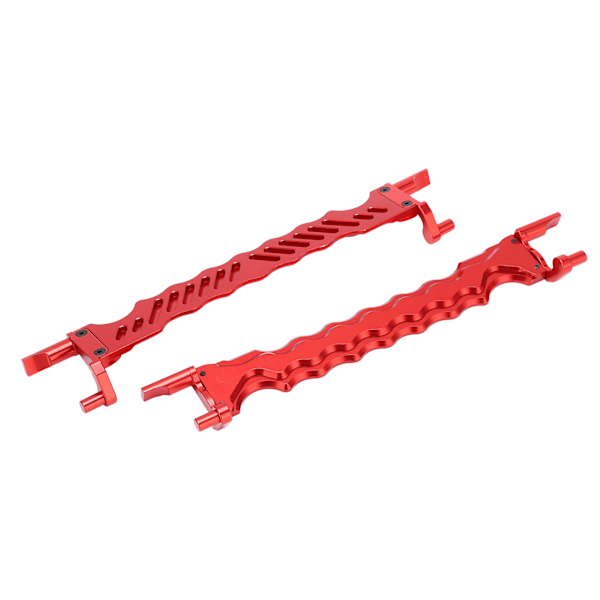 2 stk. RC-batteriholder i aluminium til Traxxas 6S 8S 1/5 RC-bilopgraderingsdele (rød)