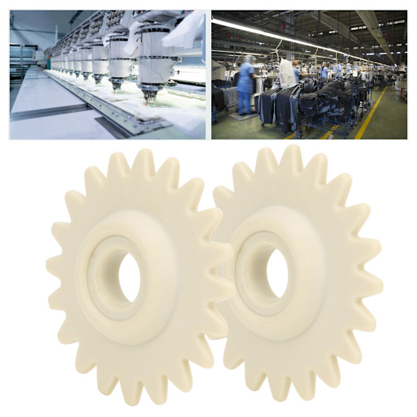 2stk Strikkemaskine Gearhjul Reservedele til Brother KH868 H821 KH831 KH851 KH910 KH970