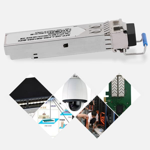 SFP gE LH80-SM1550-BIDI 80KM Gigabit Single Mode Single Fiber Transceiver Optical Module