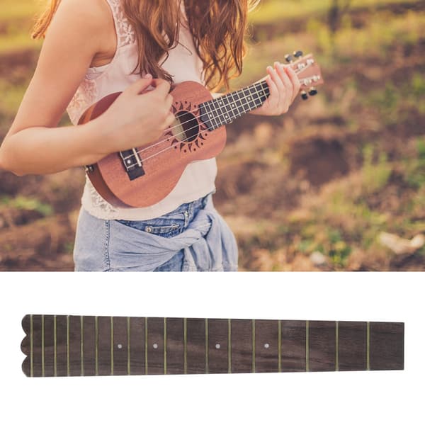 26 tommer Ukulele Palisander Træ Gribebræt Fingerboard 18 Bånd