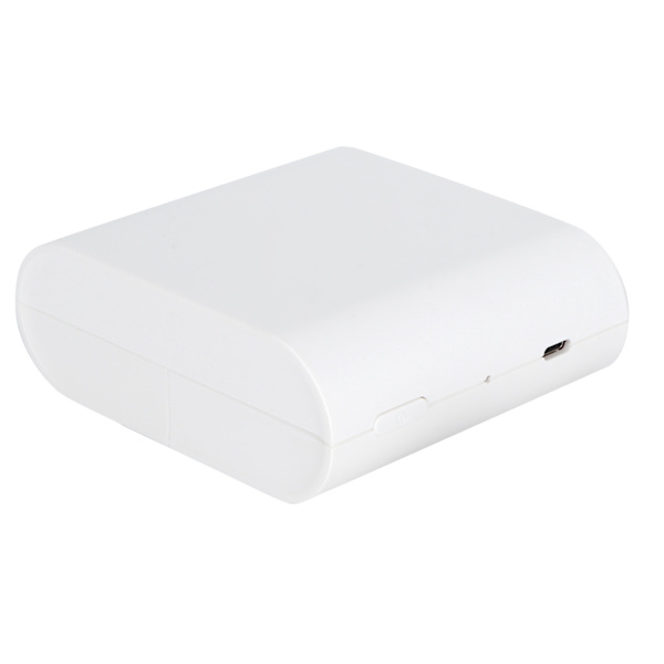 Mini-skrivare 200DPI Vit Fickbar Bärbar 9.8x8.5x3.7cm TypeC Termisk Skrivar Enhet 5V/1A