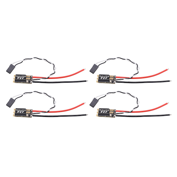 4 stk. børsteløs ESC 45A 2 6S strømforsyning RGB LED elektrisk hastighedsregulator til RC FPV Quadcopter flyvemaskine drone