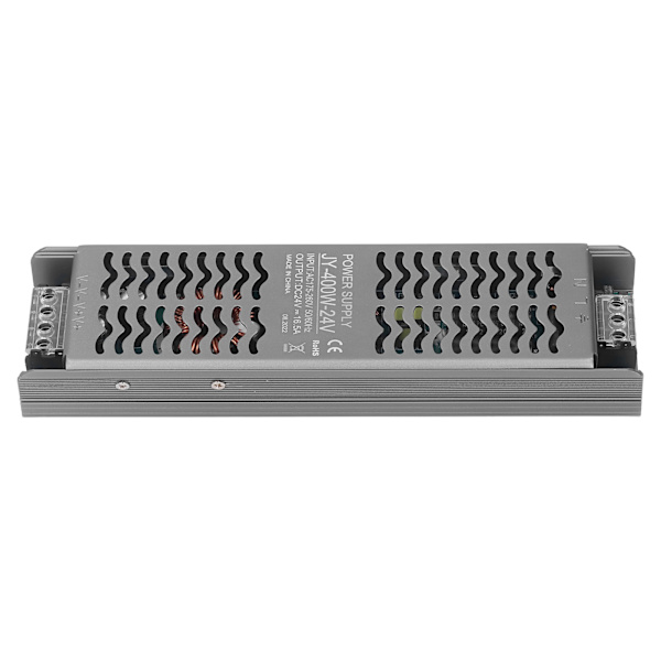 LED-driver 400W DC 24V IP20-beskyttelse Hurtig varmeafledning LED-transformator LED-strømdriver AC 175‑260V