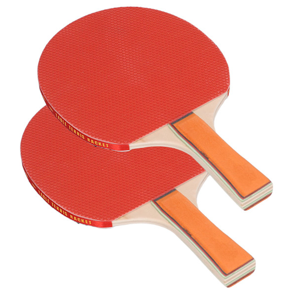 Ping Pong Paddle Håndtryk Sæt Bordtennis Paddle Kit Pakke med 2 Ketsjere 3 Bordtennisbolde