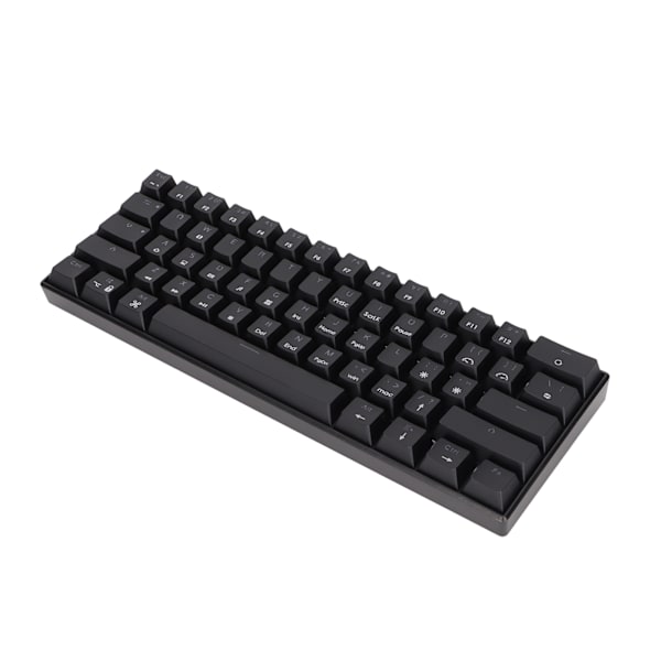 Mekanisk tastatur 61 taster Fargeblanding Ergonomisk design Hurtig respons Type C kablet tastatur Rød bryter