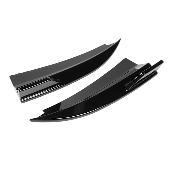 2 stk. bagkofanger side diffuser venstre højre til Benz C-klasse Coupe C205 AMG Line C43 C63 2015 til 2021 blank sort