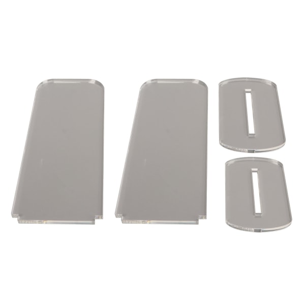 2 stk. Akryl Boksehandske Stativ Vertikal Boksehandske Display Stativ Akryl Handsker Holder Transparent