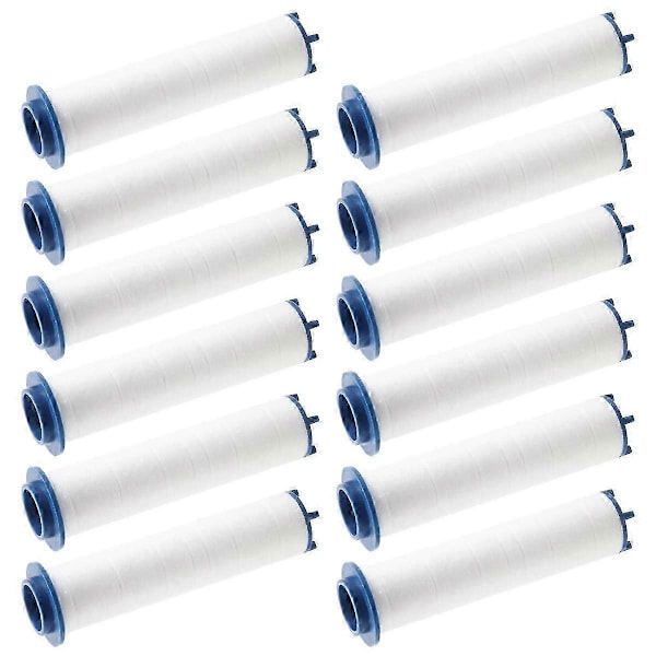 12 st Turbo Fläkt Duschhuvud Filter - Används kompatibelt med Propellerdriven Handhållen Duschhuvud Högt Tryck - Duschhuvud