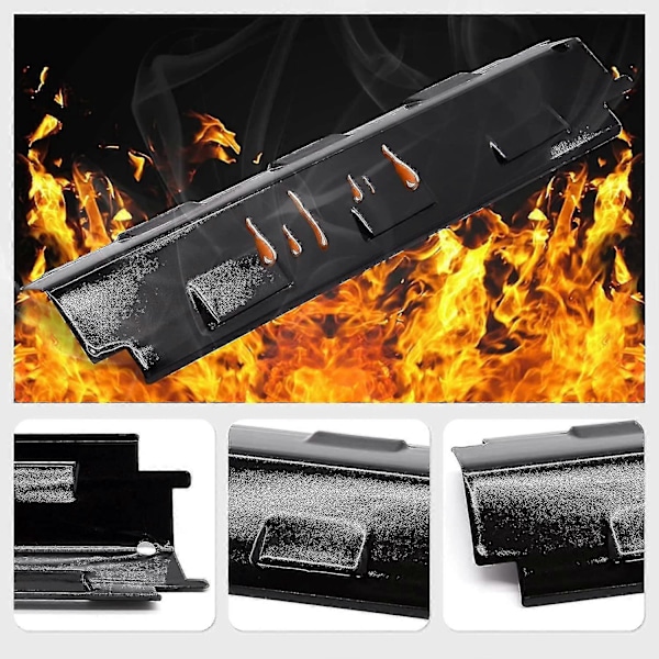 37 cm Varmediffusor Tilbehør til Char-broil, Campingaz, Fire Mountain, Cclife, Landmann og de fleste modeller Flammegrill, Porcelænsstål Grillrist Erstatning