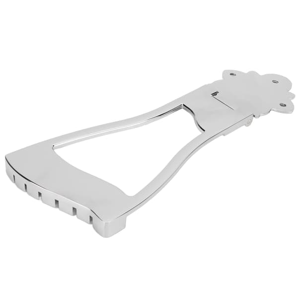 Gitarhalestykke Trapeze 6-strengs metallinstrumenttilbehørsdel for erstatning sølv