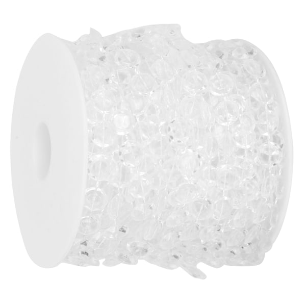 10mm åttekantet perler streng 20m DIY akryl gardin tråder bryllup fest dekorasjon gjennomsiktig