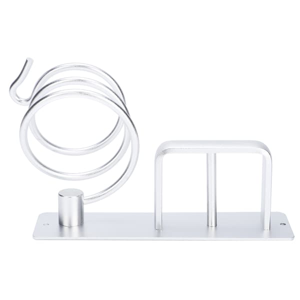 Väggmonterad hylla i aluminium Hårtorkställ Organizer Hållare för badrum
