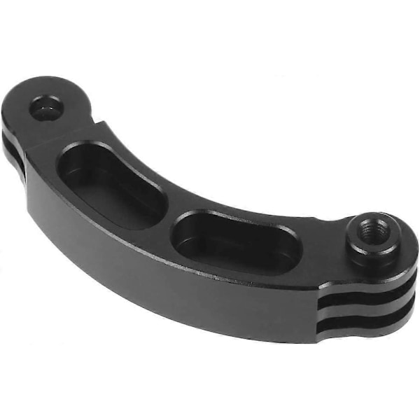 Böjd Svängarmsfäste i Aluminiumlegering för GoPro Hero 4 5 6 7 8 9 Black Silver Session, AKASO/Campark/YI och Andra Kameror