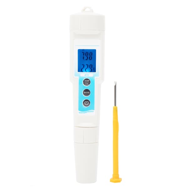 Multifunksjonell 5 i 1 pH /EC/TDS/Temperatur/Salinitetsmåler Vannkvalitetstester for Akvarium