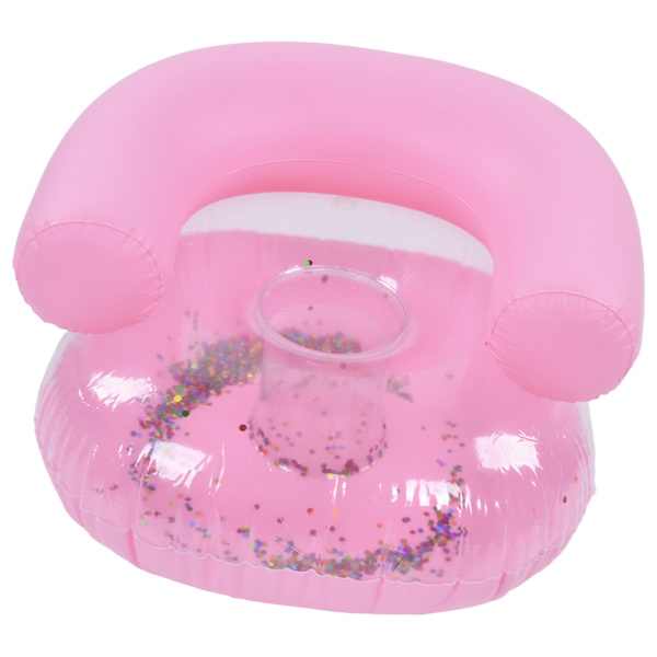 Baby Oppblåsbar Sofa Vann Svømmestol Fortykning PVC Barn Bading Lærekrakk