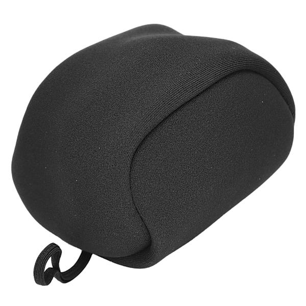 Polyester Baitcasting Reel Cover Beskyttende Etui Anti-kollision Fiskehjul Opbevaringspose (Sort)