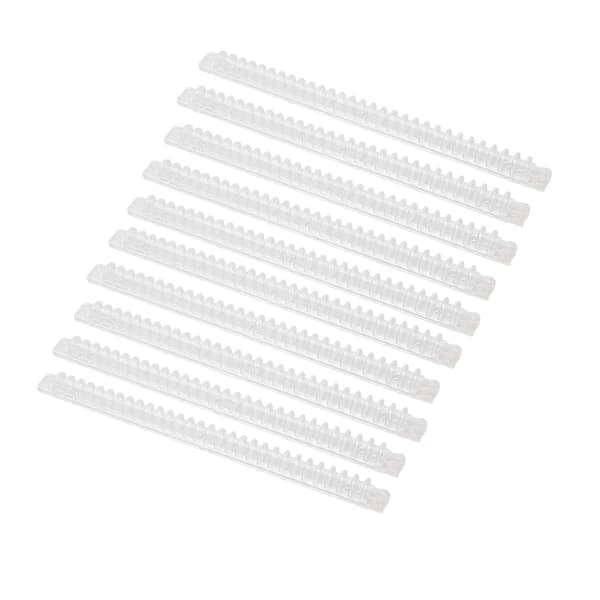 10 st spiralbindningsspolar 100 ark kapacitet ryggkam 30 hål transparent set kit