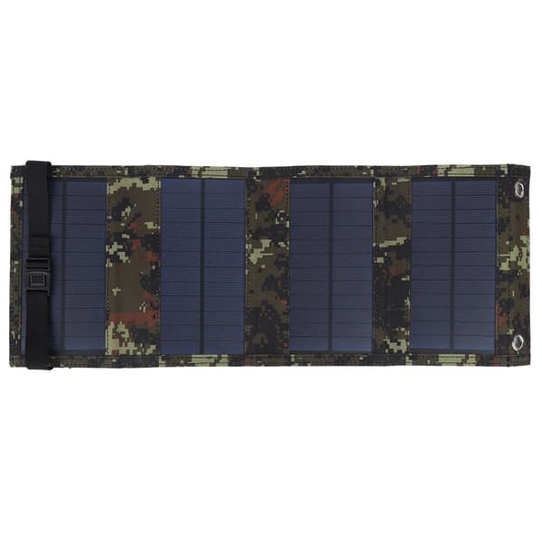 10W 5.5V Vikbart Solpanel Utomhus Nödladdare Fotovoltaisk Panel för Telefon Powerbank