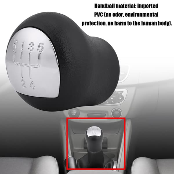 Bil Styling 5-trinns girskifteknapp passer til RENAULT CLIO - 2 PHASE, KANGOO