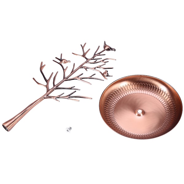 Metall ørepynt Stativ Halskjede Organizer Smykkeholder Ornament Display Trestativ (bronse)