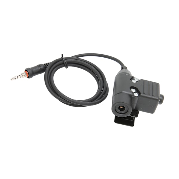 Hjelm Headset Justerbar Motorcykel Unilateral Ørestykke med U94 PTT til Yaesu Vertex VX‑6R VX‑7RBrown