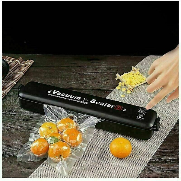 Sous Vide Maskin Mat Vakuumforsegler, Automatisk Mat Vakuumforsegler med 10 BPA-frie Poser for Mat, Kjøtt, Grønnsaker, Frukt