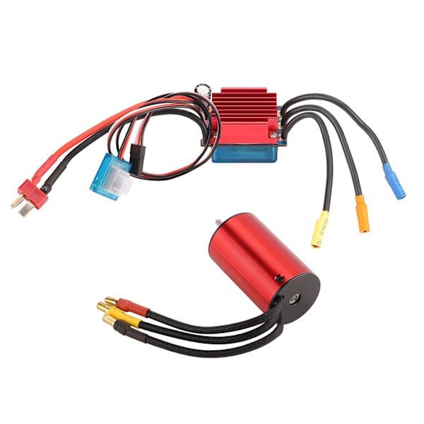 S2845 3700KV Borstlös Motor 35A ESC Set Vattentät Elektrisk Hastighetsregulator för Traxxas för HSP 1/12 RC Bil