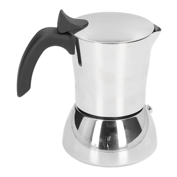 Moka-kanna i rostfritt stål av livsmedelskvalitet, kompakt, bärbar, praktisk, tidsbesparande, gör-det-själv-verktyg för kaffetillverkning