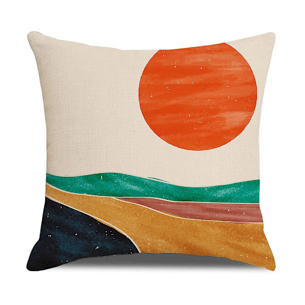 Set med 4 st Kuddfodral 45x45cm Soffa Kuddfodral Dekorativa för Soffa Vardagsrum Sovrum