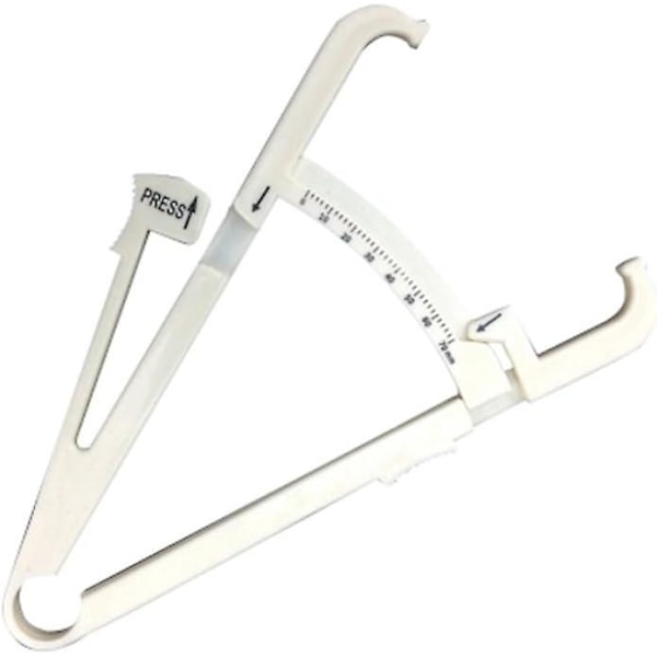 Kehon rasvan mittauslaite Adipometer Valkoinen