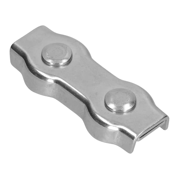 Wire Rope Clips Rustfrit Stål Kabelklemmer Simpel Grip Caliper Duplex Låseanordning 2 stk. M10