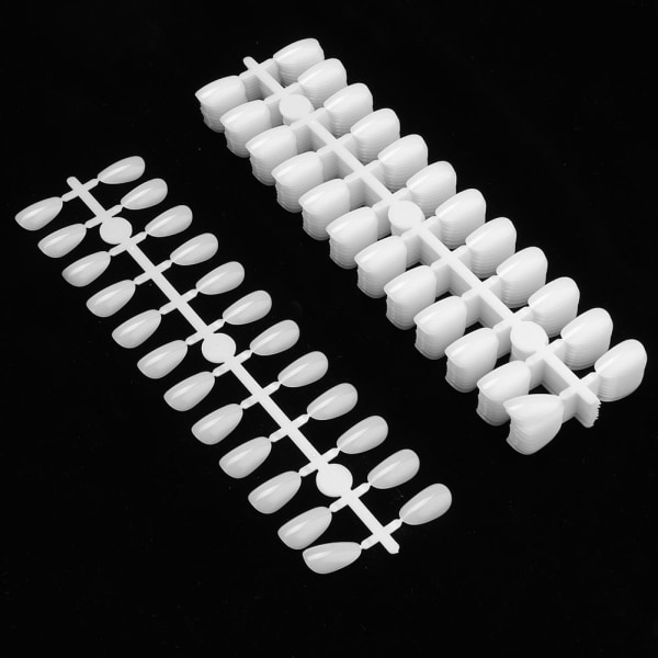 240 kpl Pyöreitä tekokynsien kärjet Color Card Polish Gel Display Practice Palette Manicure Tool 01#