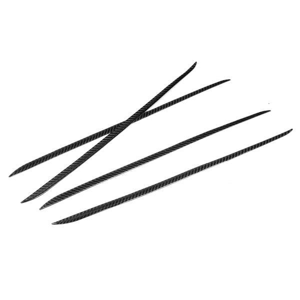Karbonfiber Innendørs Dørpanel Stripe Trim Bil Interiør Tilbehør Passer for X1 E84 2011‑2015 LHD RHD