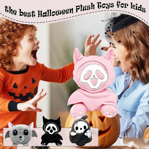 20 cm Halloween Luuranko Kuolema Pehmolelu, lapsille syntymäpäivä joululahja Halloween kodin koristeet Sarjakuva lelu
