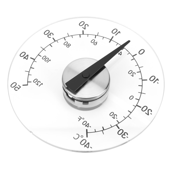 Utomhustermometer självhäftande Transparent fönsterdörr Växthustemperaturmätare
