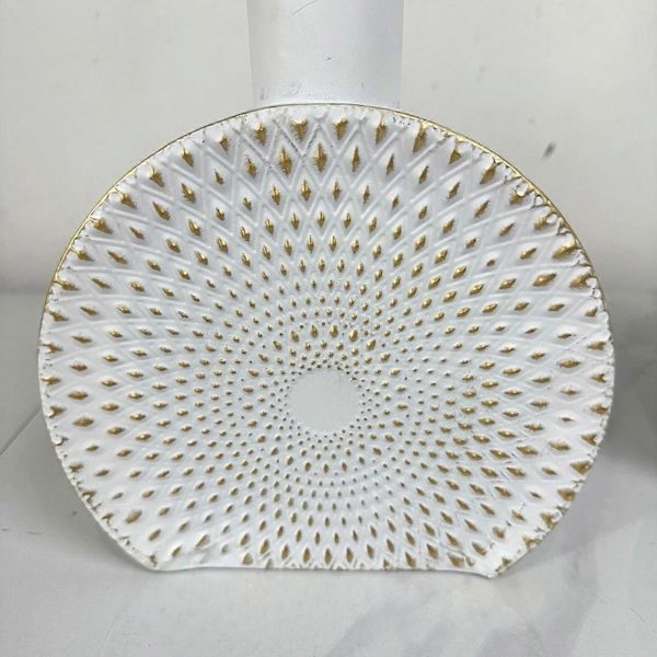 Metallinen kukkaruukku kukka-astia koristeellinen maljakko olohuoneeseen makuuhuoneen sisäänkäynti 20 x 27cm 7.87 x 10.63in 20x27cm 7.87x10.63in