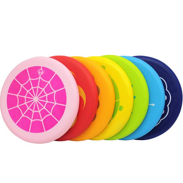 20cm Barn Cartoon PU Kasta Flygande Disc Flygande Tallrik Utomhus Barn Utomhus Spel Leksaker