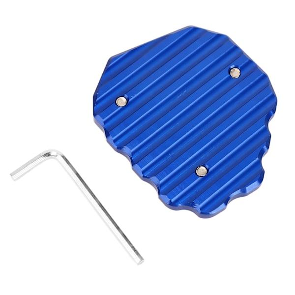 Motorcycle Side Stand Extension Pad Kickstand Enlarger Aluminium Alloy Replacement for KYMCO KRV180 2021+ Blue