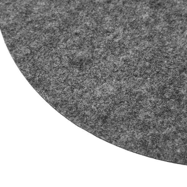 Platespiller tallerkenmatte 12" Antivibrasjons lydfilpute for vinylplatespiller (svart)