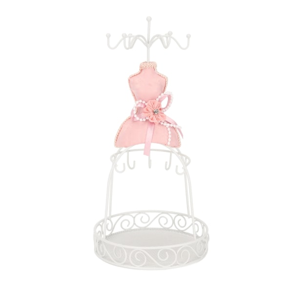 Smycken visar stativ skyltdocka Princess modell klänning ställ för hängande örhängen armband ringar