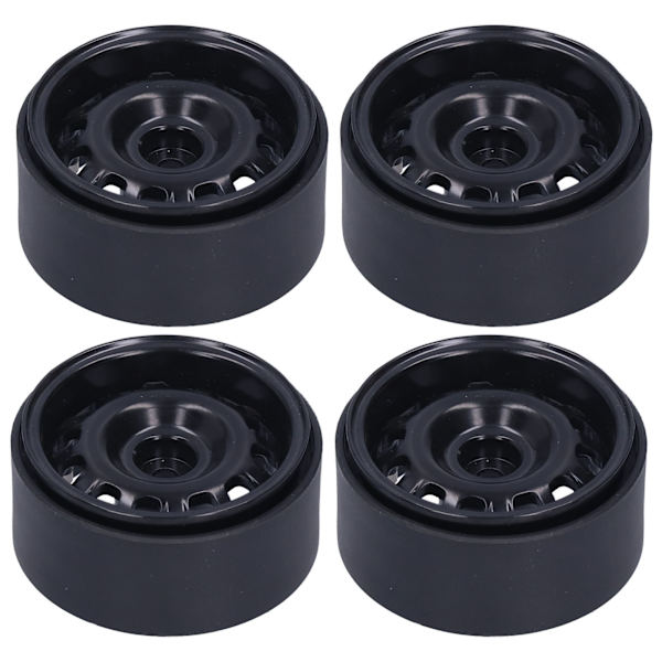 4 st 1/10 RC Beadlock-hjulnav 12 hål Metallhjulnav Ersättning för AXIAL/HSPBlack