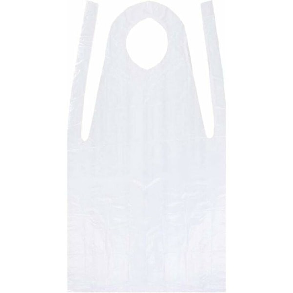 100 KPL PE Esiliinat Kertakäyttöiset Vedenpitävät Kertakäyttöiset Esiliinat Keittiön Siivous Suojaava Vaatetus Aikuisille Lapsille 120X 80cm -