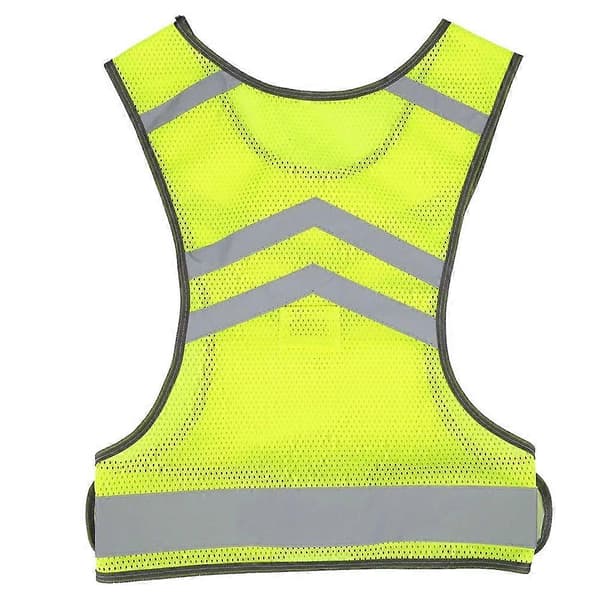 Refleksvest for menn, pustende refleksvest for løpere og nattvandring A