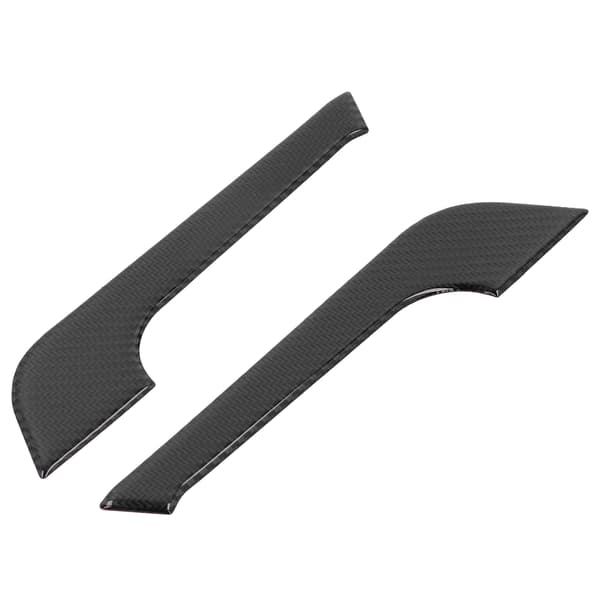 2 stk. Deksel for koppholder i midtkonsoll, karbonfiber, passer Dodge Charger 2011-2014
