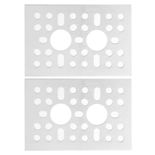 2 st Aluminium Grid Plate Vägg Mesh Panel Display Industriell Kontrollkomponent 3123‑0048‑0072
