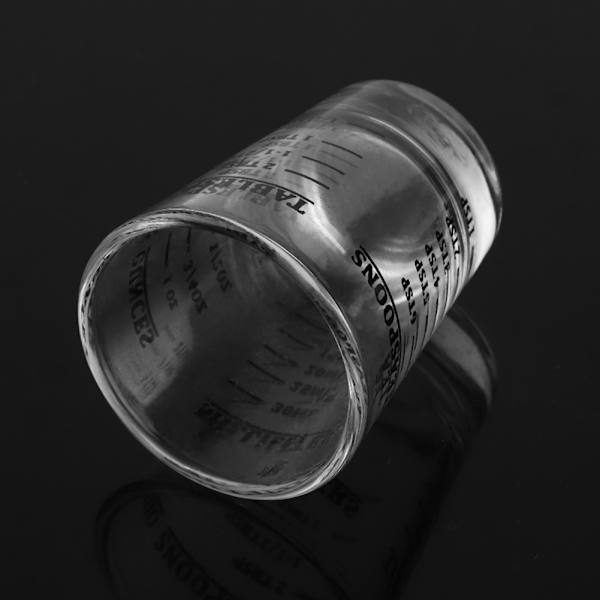 Liten glassmålekopp Oz / ml / teskje / spiseskje 4 vekter 1 unse 30 ml kjøkkenverktøy